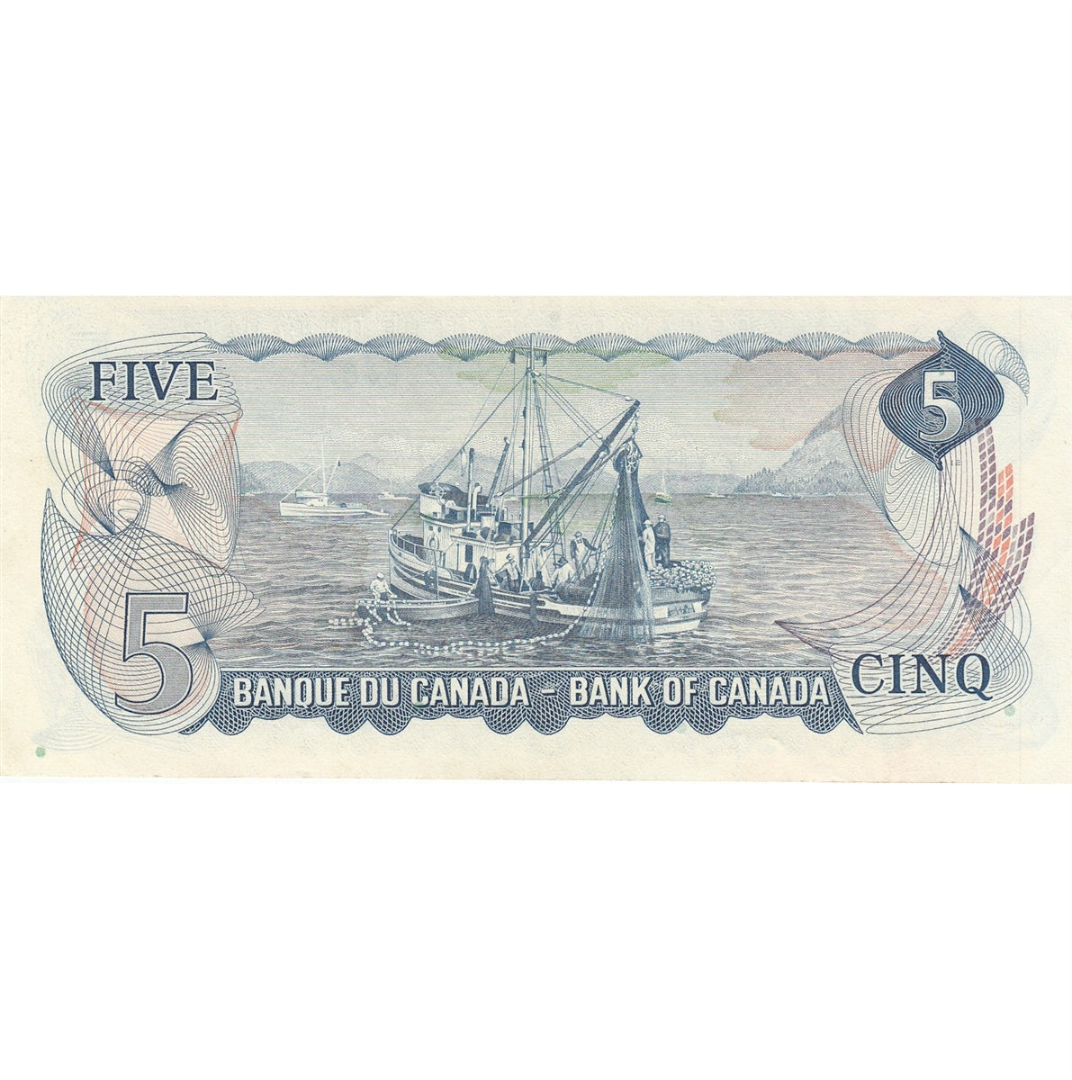 BC-48a 1972 Canada $5 Bouey-Rasminsky, CP, VF-EF (VF30)