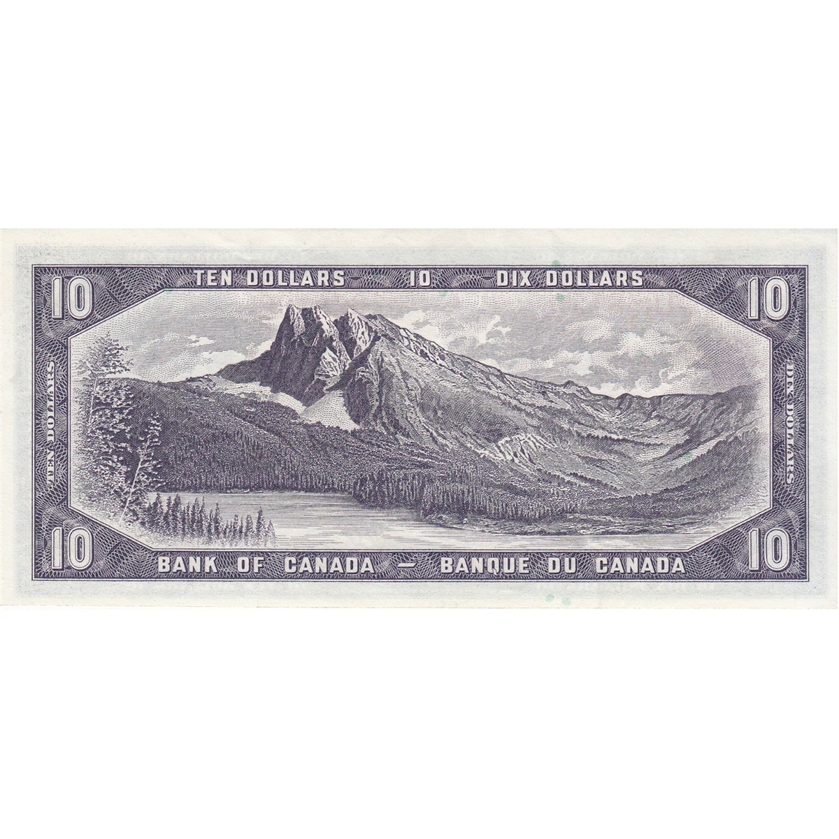 BC-40a 1954 Canada $10 Beattie-Coyne, M/D, VF-EF (VF30)