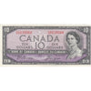 BC-40a 1954 Canada $10 Beattie-Coyne, T/D, EF-AU (EF45)