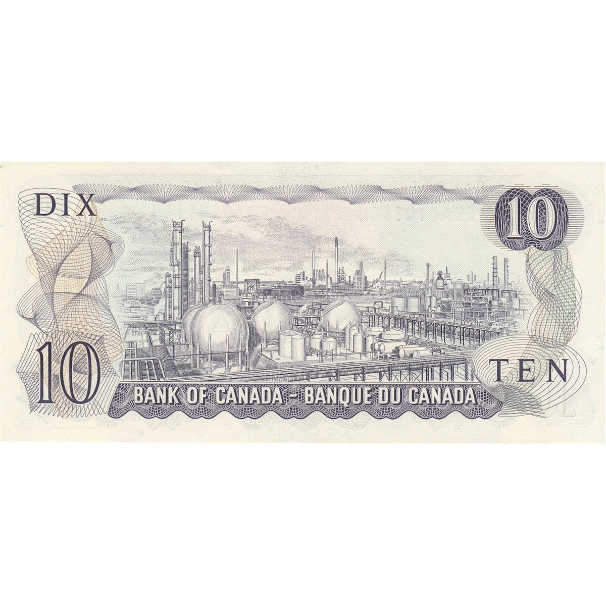 BC-49c-i 1971 Canada $10 Lawson-Bouey, EDA, Almost Uncirculated (AU50)
