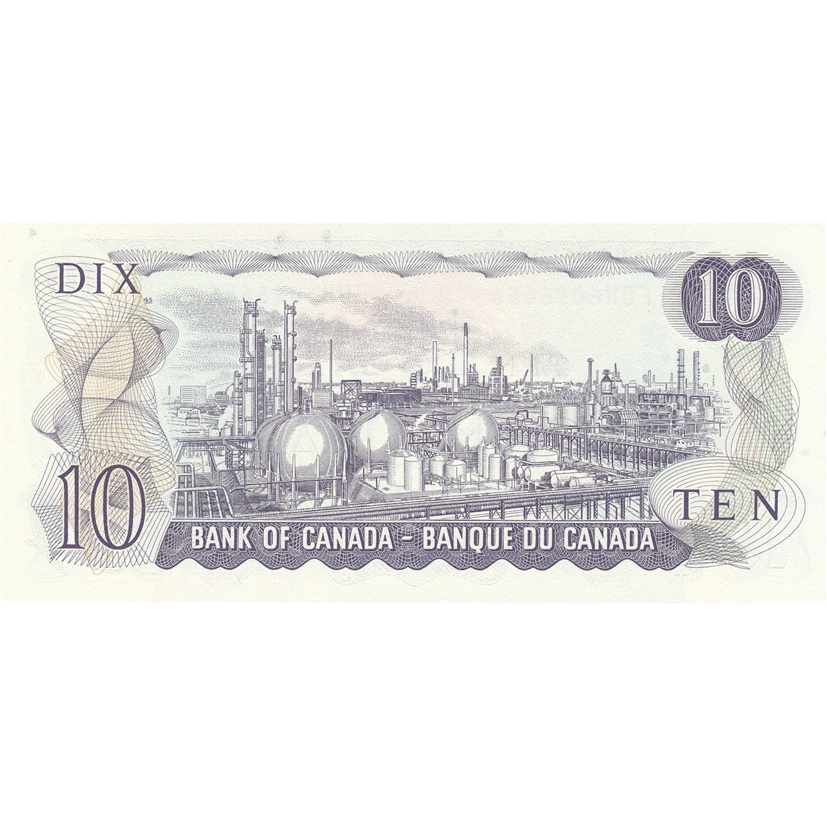 BC-49e 1971 Canada $10 Thiessen-Crow, FDH, Choice Uncirculated (CUNC63)