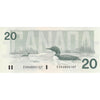 BC-58b 1991 Canada $20 Bonin-Thiessen, EVH, Choice Uncirculated (CUNC63)