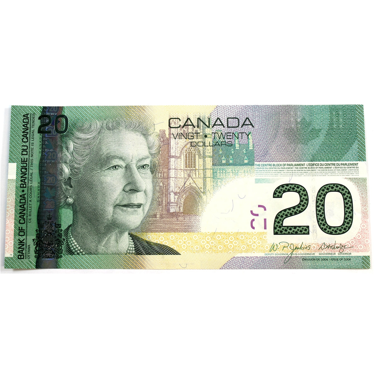 BC-64a 2004 Canada $20 Jenkins-Dodge, AYU, AU-UNC (AU55)