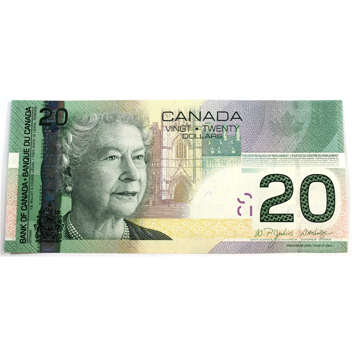 BC-64a-i 2004 Canada $20 Jenkins-Dodge, EYI, Choice Uncirculated (CUNC63)