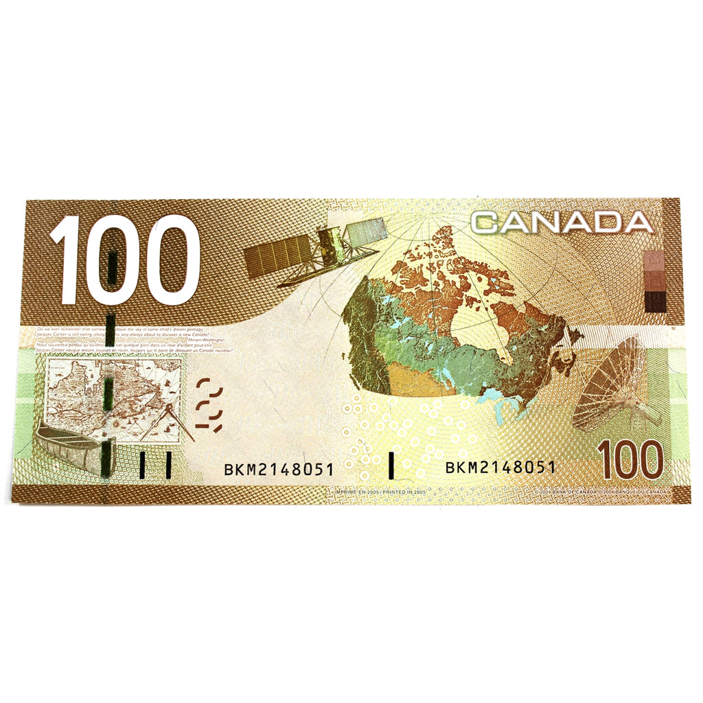 BC-66a 2005 Canada $100 Jenkins-Dodge, BKM, Uncirculated (MS60)