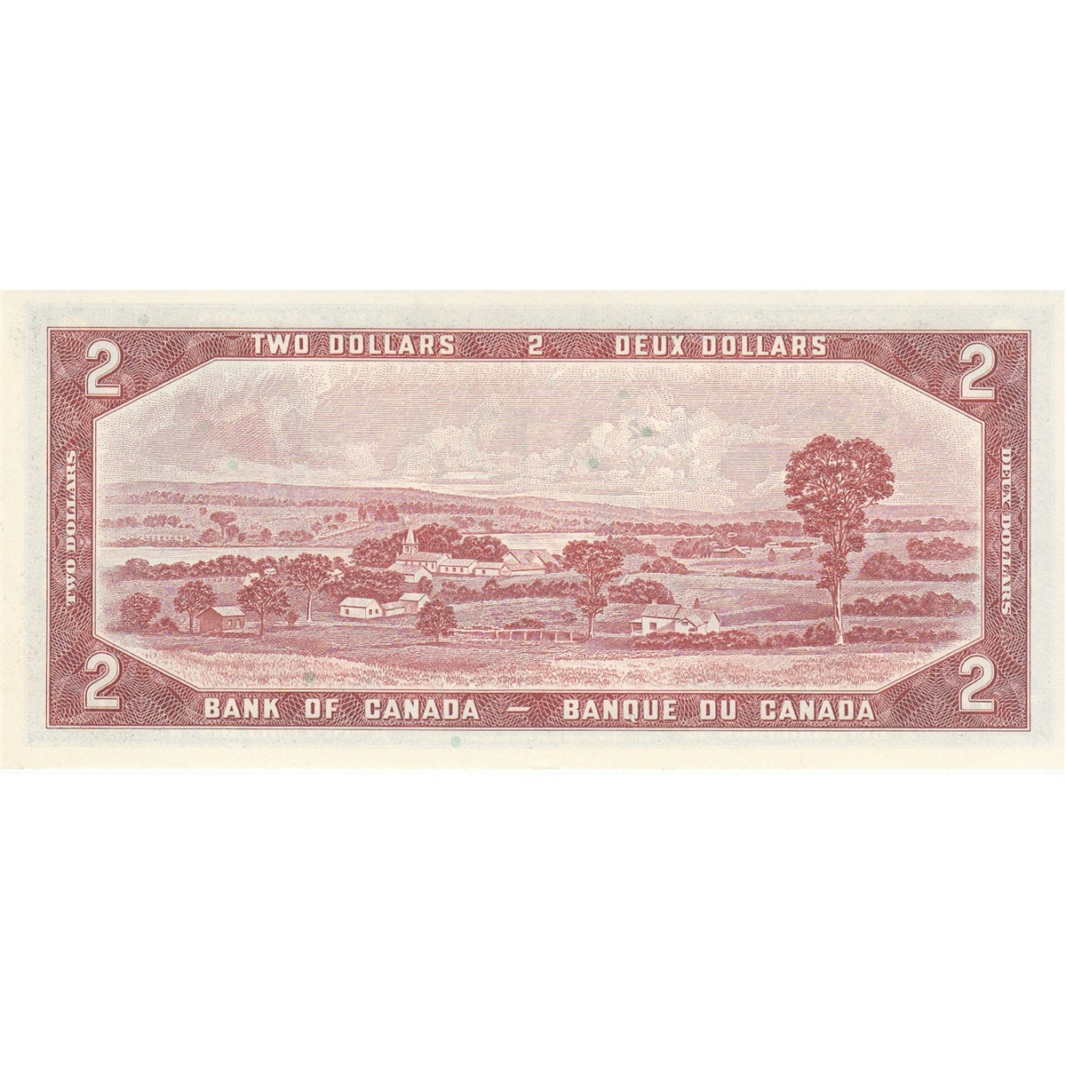 BC-38b 1954 Canada $2 Beattie-Rasminsky, A/U, Uncirculated (MS60)