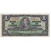 BC-21c 1937 Canada $1 Gordon-Towers, Y/A, F-VF