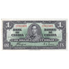 BC-21d 1937 Canada $1 Coyne-Towers, A/N, Almost Uncirculated (AU50)