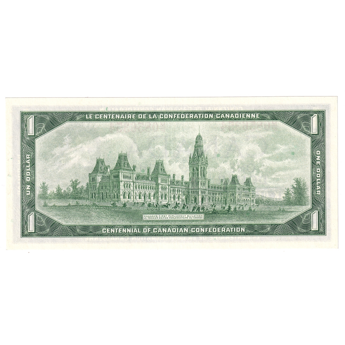BC-45b-i 1967 Canada $1 Beattie-Rasminsky, M/P, Choice Uncirculated (CUNC63)