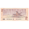 BC-55b 1986 Canada $2 Thiessen-Crow, BGR, Almost Uncirculated (AU50)