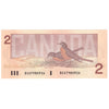 BC-55b 1986 Canada $2 Thiessen-Crow, BGU, EF-AU (EF45)