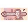 BC-55b 1986 Canada $2 Thiessen-Crow, BGU, EF-AU (EF45)