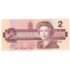 BC-55b 1986 Canada $2 Thiessen-Crow, BBK, AU-UNC (AU55)