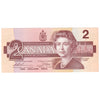 BC-55b 1986 Canada $2 Thiessen-Crow, AUL, Almost Uncirculated (AU50)