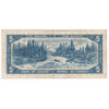 BC-39b 1954 Canada $5 Beattie-Rasminsky, H/X, F-VF (F15)