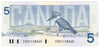 BC-56a-i 1986 Canada $5 Crow-Bouey, EOU, CUNC