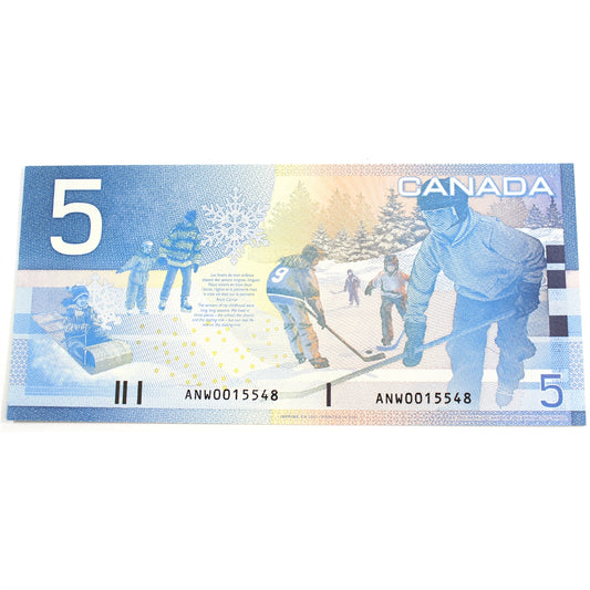 BC-62aA 2001 Canada $5 Knight-Dodge, ANW (0.000-0.180), UNC