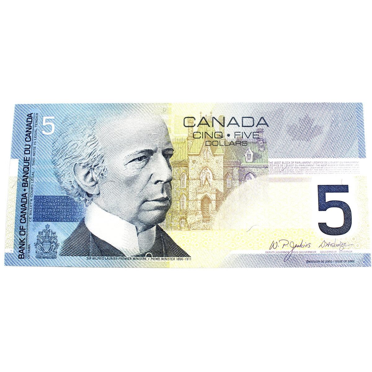 BC-62b 2005 Canada $5 Jenkins-Dodge, HOU, Uncirculated (MS60)