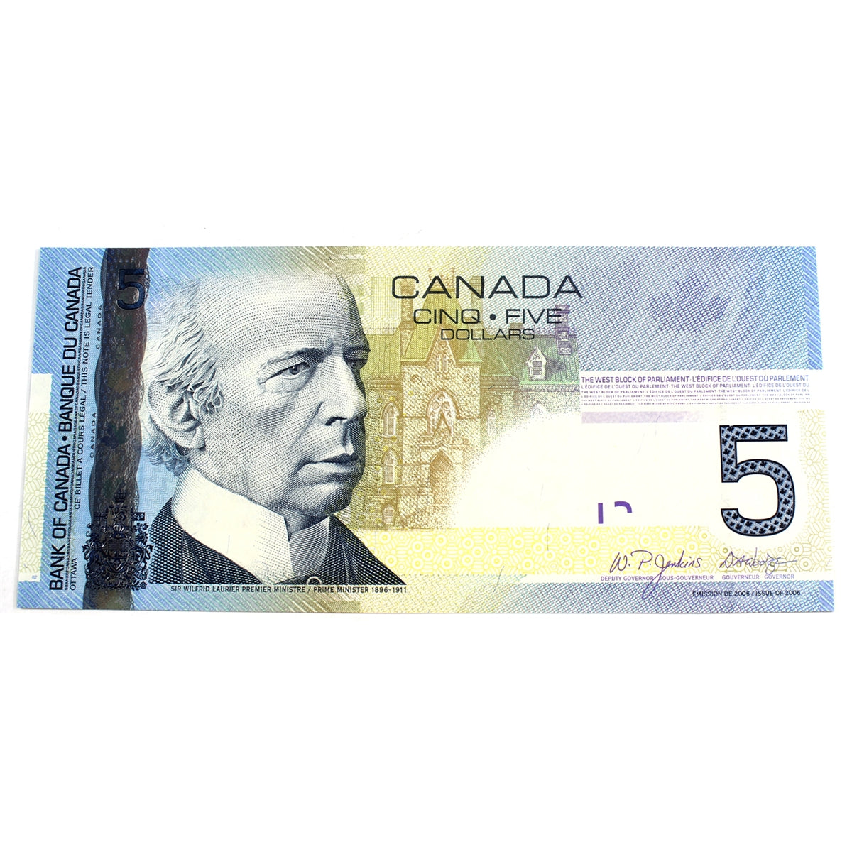 BC-67a 2006 Canada $5 Jenkins-Dodge, APG, Uncirculated (MS60)