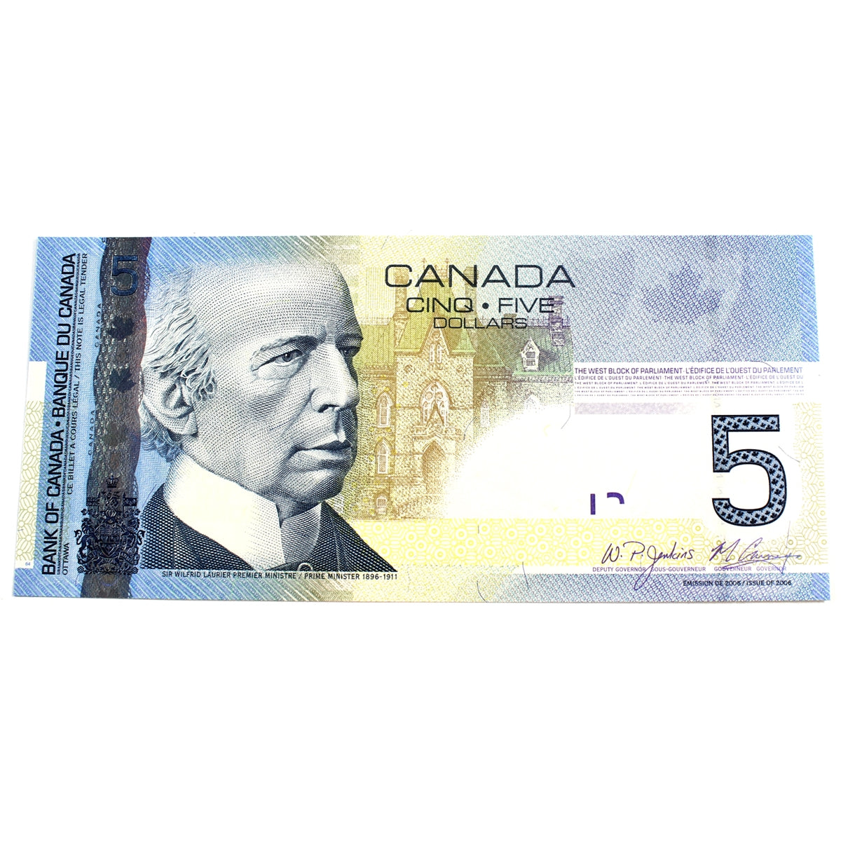 BC-67bA 2009 Canada $5 Jenkins-Carney, AAD (2.96-3.16), Choice Uncirculated (CUNC63)