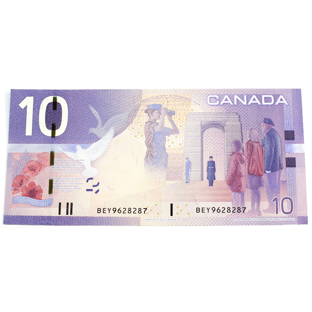 BC-68a 2005 Canada $10 Jenkins-Dodge, BEY, Uncirculated (MS60)