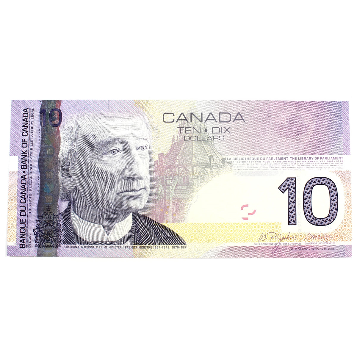 BC-68a 2005 Canada $10 Jenkins-Dodge, BTE, CUNC