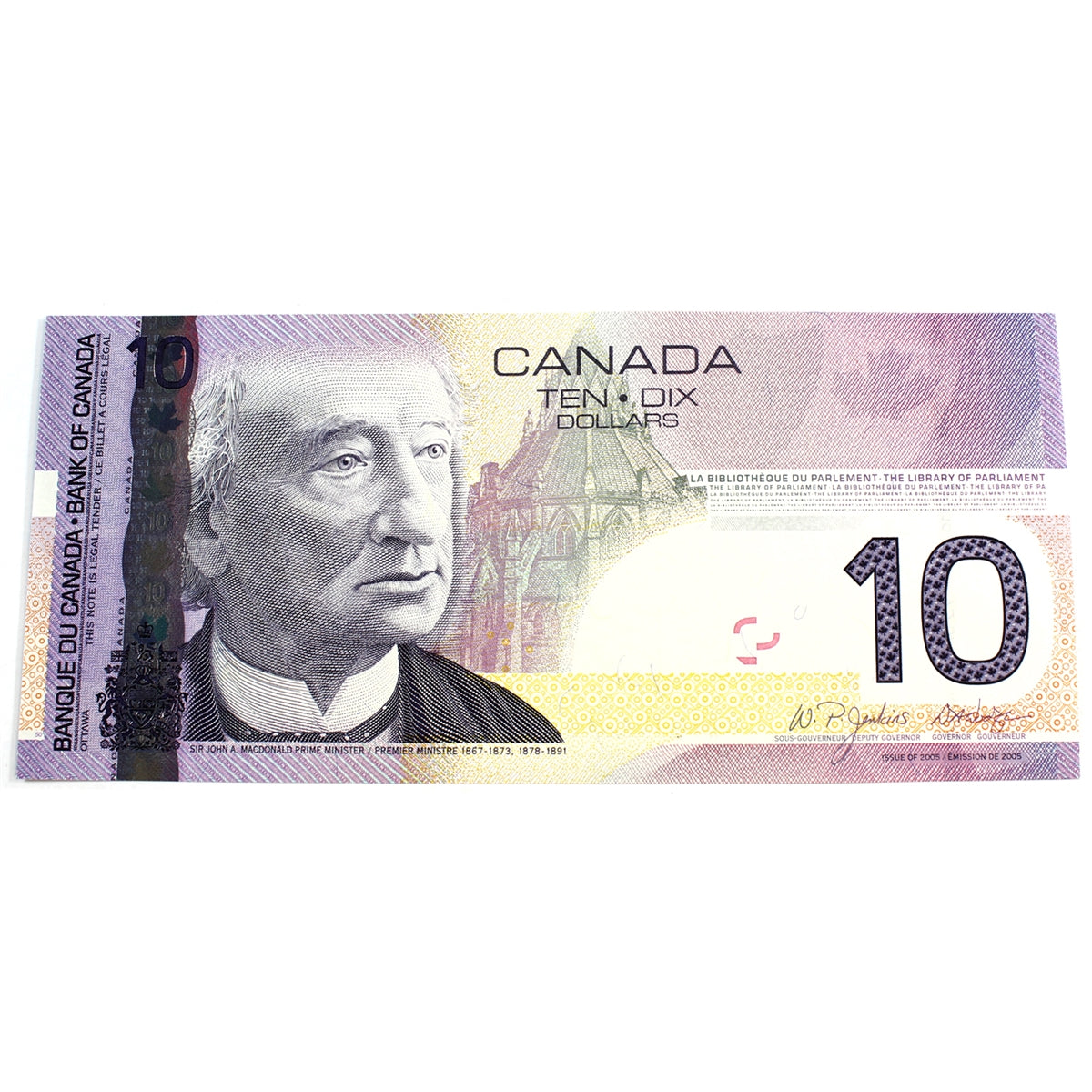 BC-68a-i 2004 Canada $10 Jenkins-Dodge, FET, Choice Uncirculated (CUNC63)