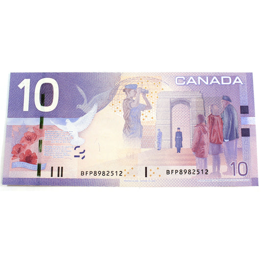 BC-68b 2009 Canada $10 Jenkins-Carney, BFP, CUNC