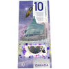 BC-77a 2018 Canada $10 Wilkins-Poloz, FTW, Choice Uncirculated (CUNC63)