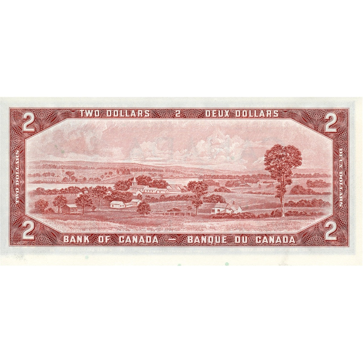 BC-38b 1954 Canada $2 Beattie-Rasminsky, X/R, Choice Uncirculated (CUNC63)