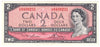 BC-38d 1954 Canada $2 Lawson-Bouey, L/G, Uncirculated (MS60)
