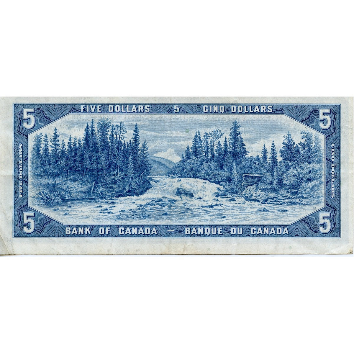 BC-39a-i 1954 Canada $5 Beattie-Coyne, V/C, Very Fine (VF20)