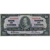 BC-24b 1937 Canada $10 Gordon-Towers, Y/D, F-VF