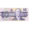 BC-57a 1989 Canada $10 Thiessen-Crow, ATN, AU-UNC