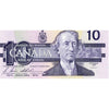 BC-57b 1989 Canada $10 Bonin-Thiessen, BDL, AU