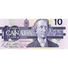 BC-57b 1989 Canada $10 Bonin-Thiessen, BDN, AU-UNC (AU55)