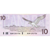 BC-57b 1989 Canada $10 Bonin-Thiessen, BDN, AU-UNC (AU55)
