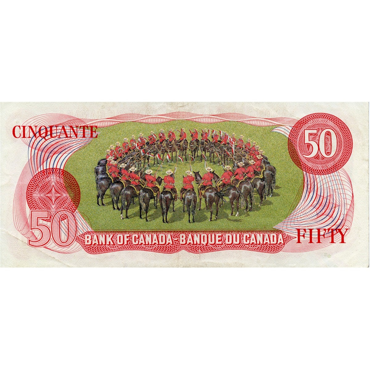 BC-51bA 1975 Canada $50 Crow-Bouey, EHX, F-VF (F15)