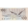 BC-60a 1988 Canada $100 Thiessen-Crow, AJW, Almost Uncirculated (AU50)
