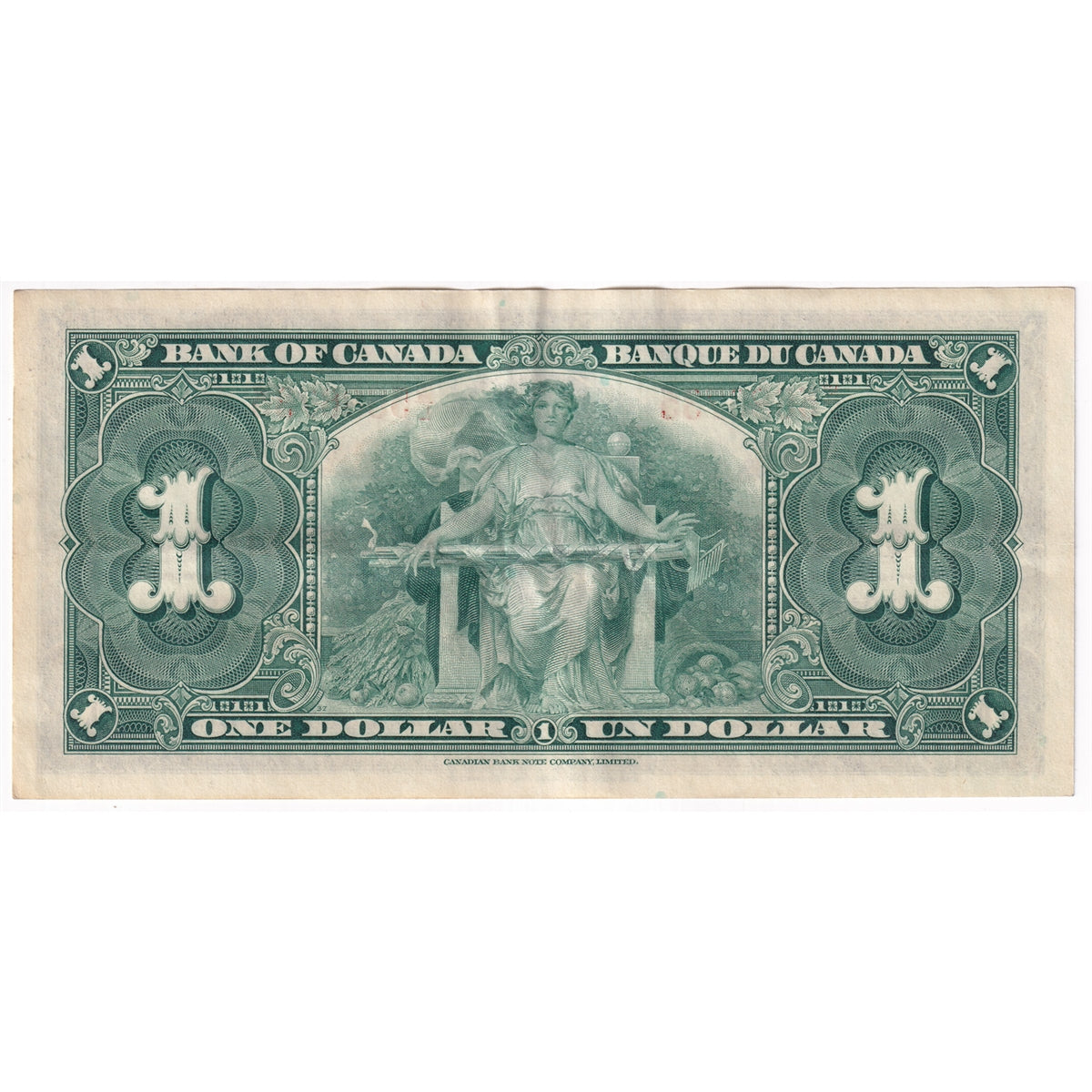 BC-21c 1937 Canada $1 Gordon-Towers, W/L, Extra Fine (EF40)