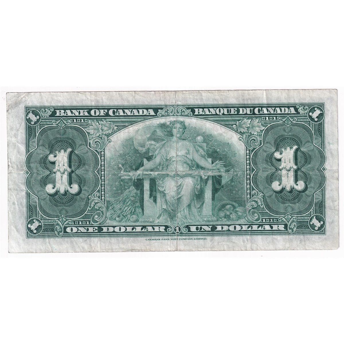 BC-21d 1937 Canada $1 Coyne-Towers, A/N, Fine (F12)
