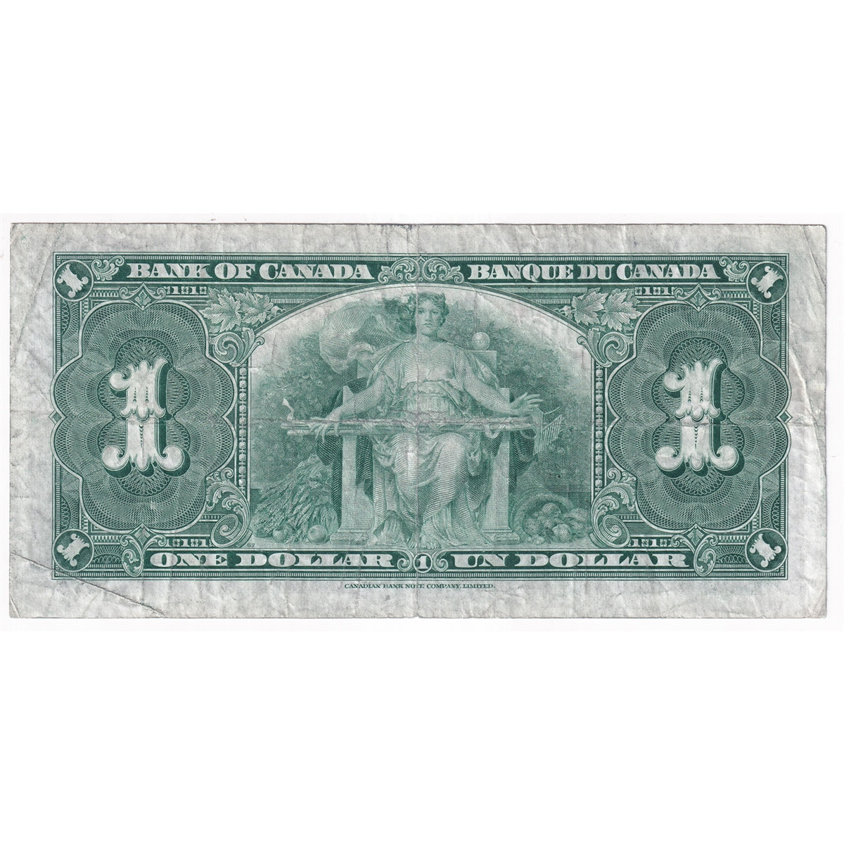 BC-21d 1937 Canada $1 Coyne-Towers, C/N, VG-F (VG10)