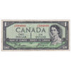 BC-29b 1954 Canada $1 Beattie-Coyne, Devil's Face, I/A, F-VF (F15)