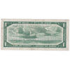 BC-29b 1954 Canada $1 Beattie-Coyne, Devil's Face, I/A, F-VF (F15)