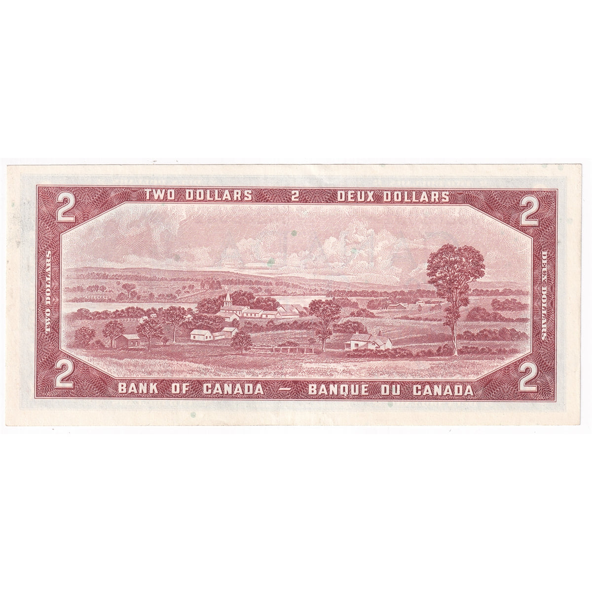 BC-38b 1954 Canada $2 Beattie-Rasminsky, K/U, Almost Uncirculated (AU50)