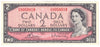 BC-38c 1954 Canada $2 Bouey-Rasminsky, H/G, EF-AU (EF45)