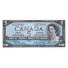 BC-39b 1954 Canada $5 Beattie-Rasminsky, H/S, AU-UNC (AU55)