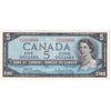 BC-39b 1954 Canada $5 Beattie-Rasminsky, X/S, EF-AU