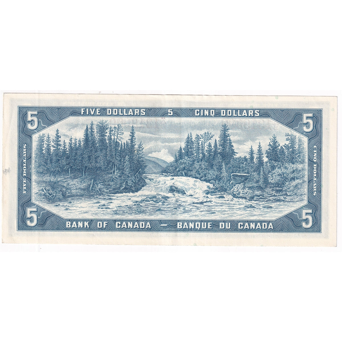BC-39b 1954 Canada $5 Beattie-Rasminsky, X/S, EF-AU