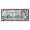 BC-39b 1954 Canada $5 Beattie-Rasminsky, G/X, F-VF (F15)